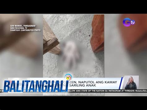 Nanay tinaga ng anak, naputol ang kamay .